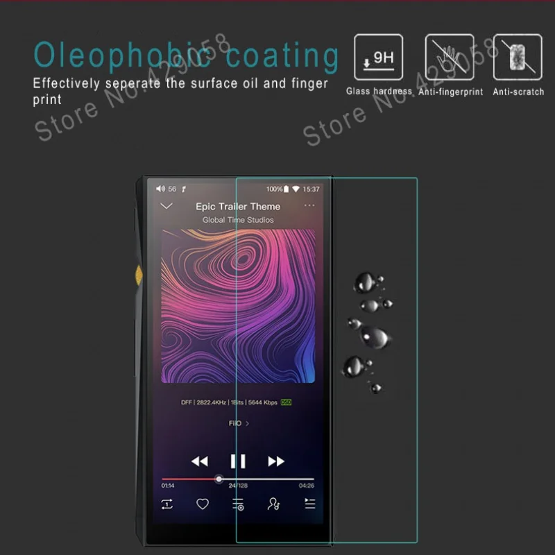 Tempered Glass Screen Protector Film For FIIO M11 / M11 Pro