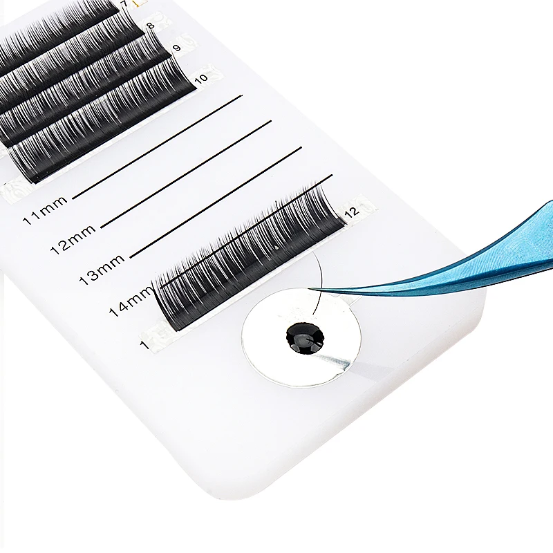 Super-thick Acrylic Eyelash Board Eyelash 7-15 Tray Strip Stand Individual Eyelash Extension Hand Plate Lashes Palette Holder