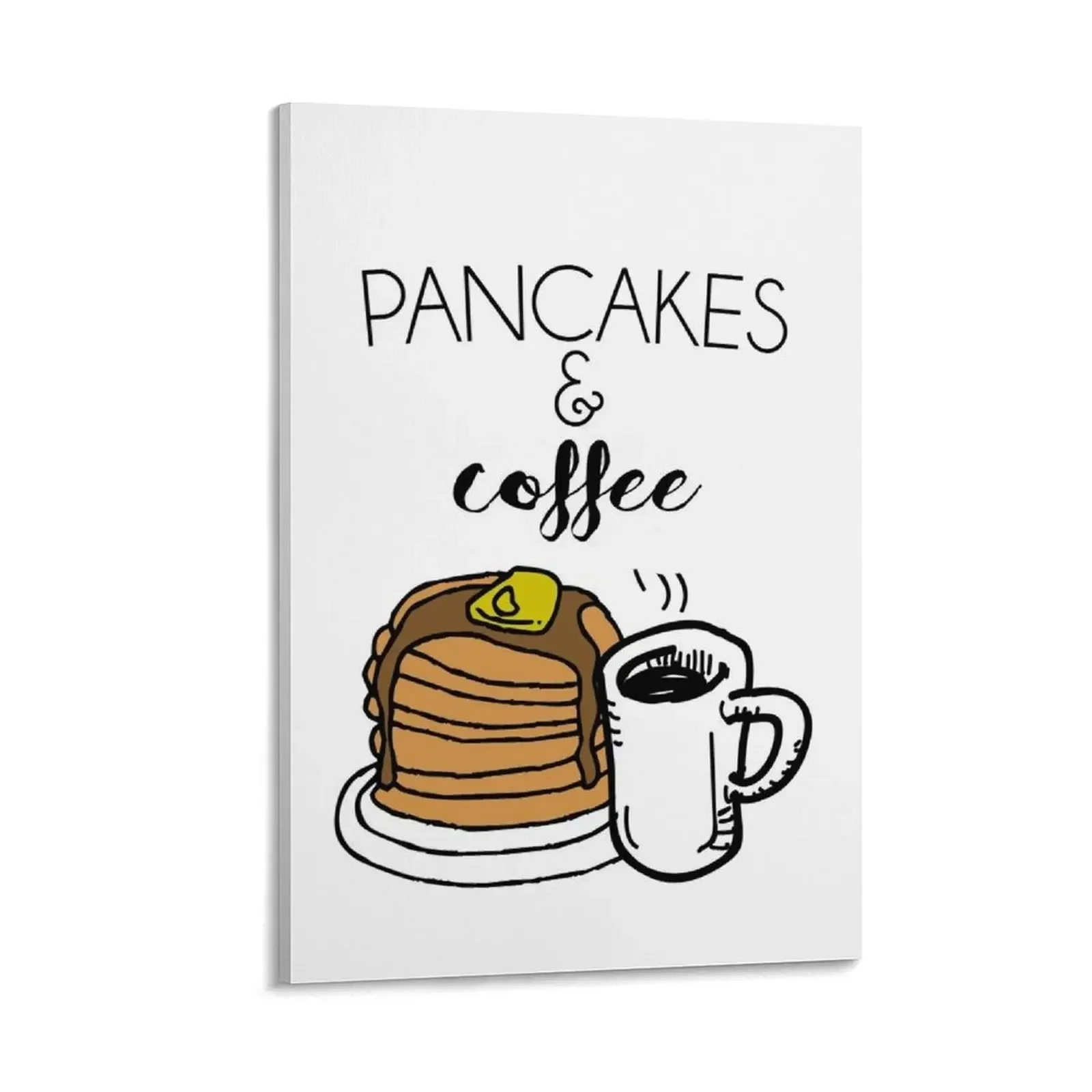 

CaptainSwan Pancakes & Coffee Canvas Painting room decoration aesthetic room decoration Paintings on the wall