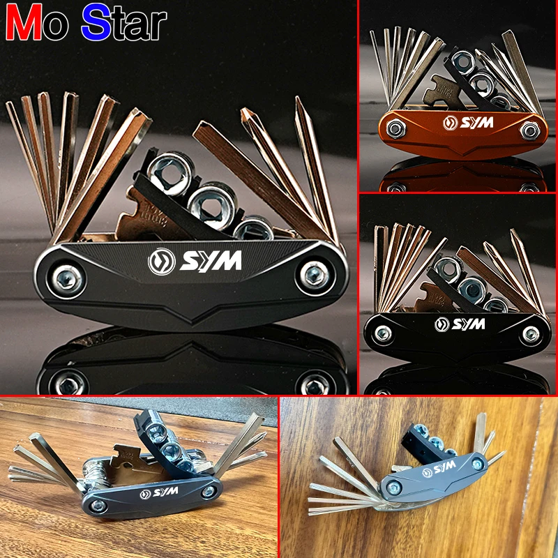 SYM Accessories Motorcycle CNC Portable Tool Repair Screwdriver For SYM 150 125 GTS CRUISYM 180 300 300i MAXSYM 400 600 JOYMAX Z