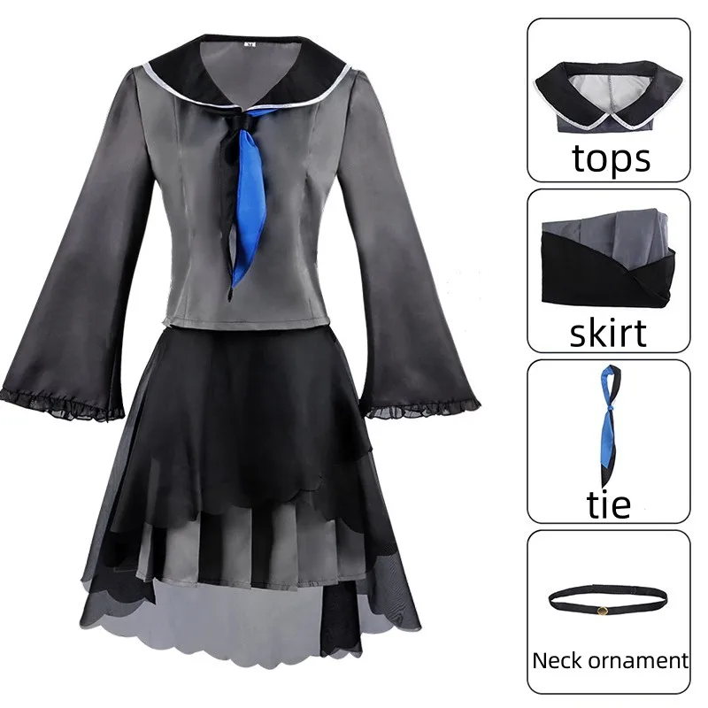 Anime Asahina Mafuyu Cosplay Costume Project Sekai Colorful Stage Feat OWN Sailor JK Uniform Halloween Comic-Con Clothing