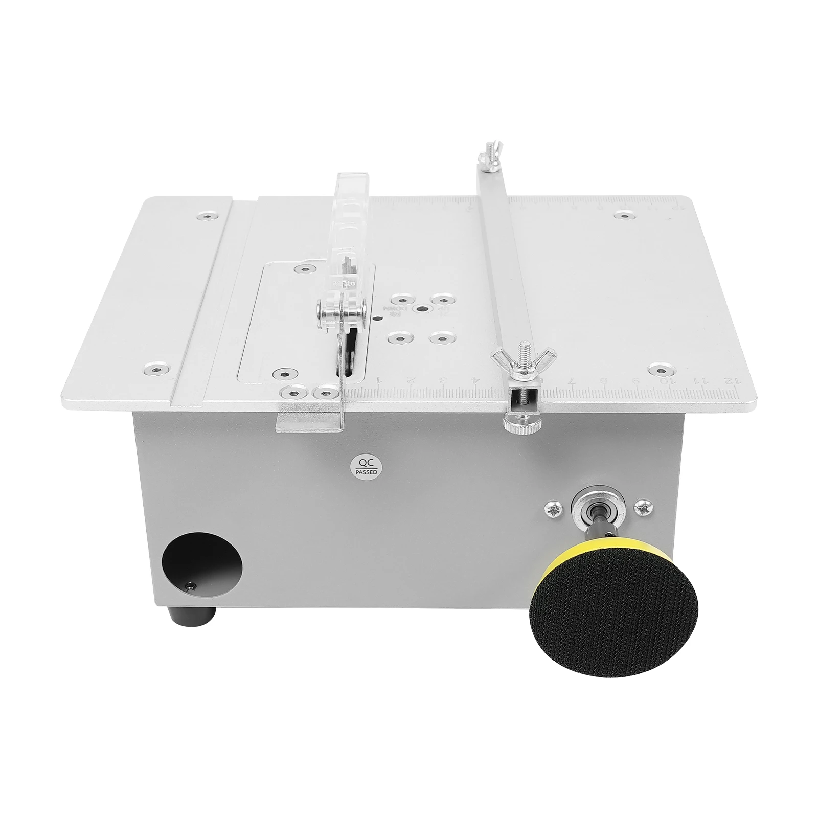 

(Clearance Sale!) 96W Mini Table Saw 5000RPM Bench Saw Woodworking Table Saw with 4 Saw Blades & 20mm Lift Multi-Functional Table Saw for DIY Woodworking & Cutting
