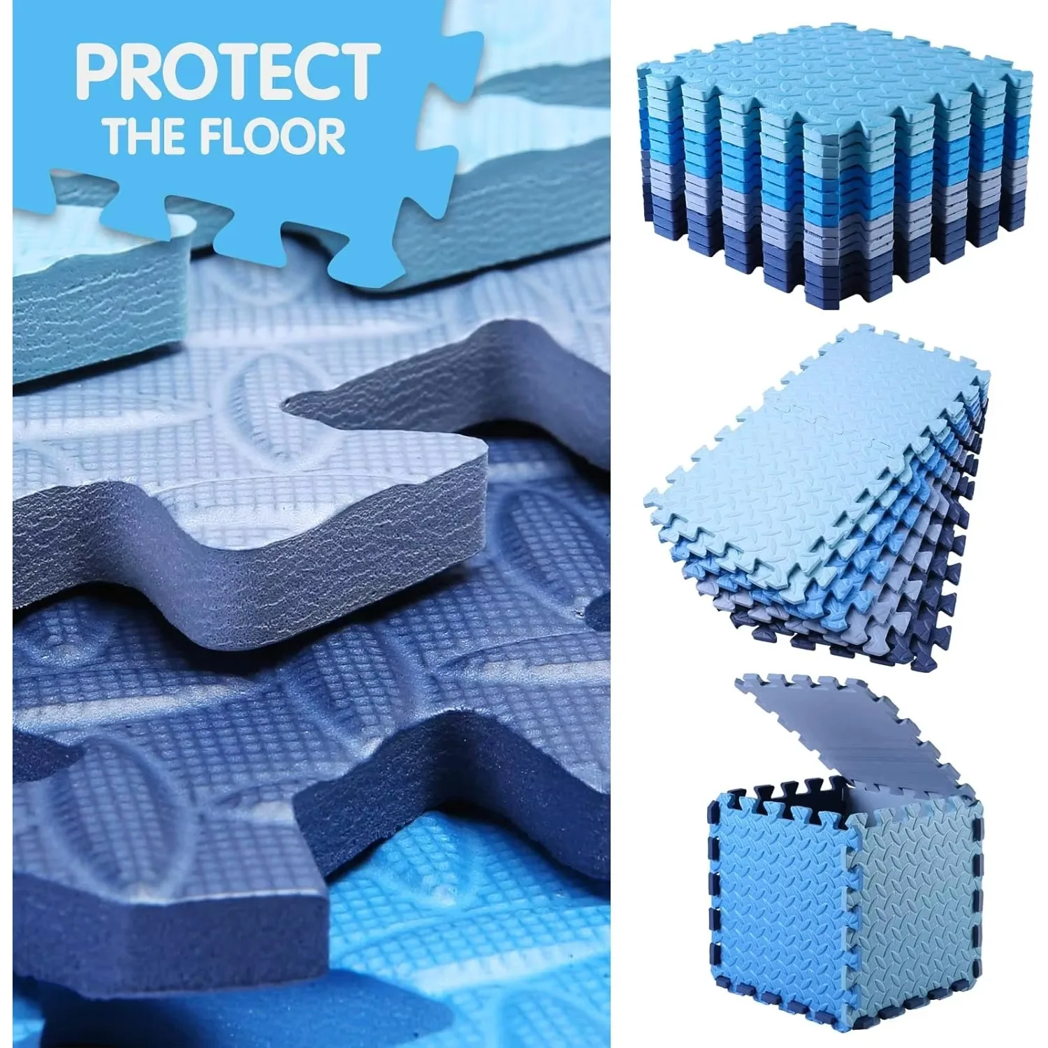 

8/16 Pcs Baby Play Mat Children's Soft Non-slip Educational Toy Mat Does Not Contain BPA Suitable for Living Room and Bedroom