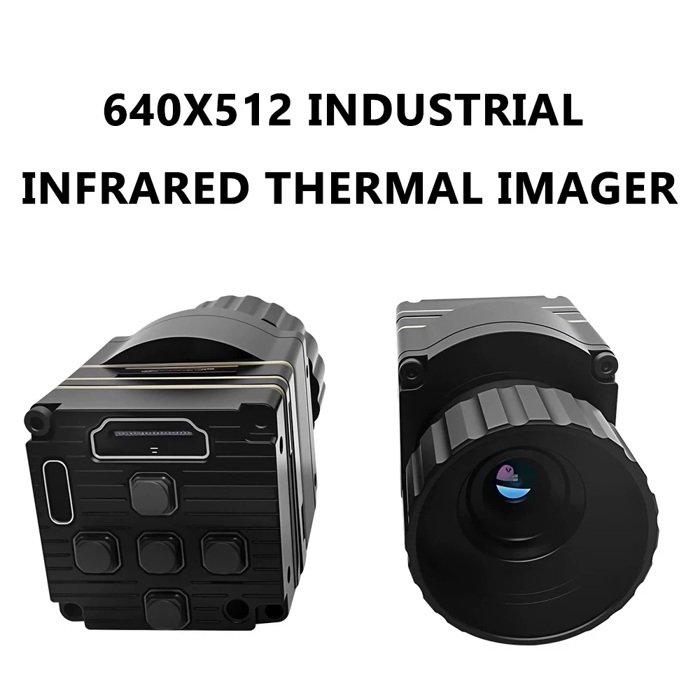 

640x512 12μm Industrial Infrared Thermal Imager with HDMI & USB UVC Output, 9.1mm Lens, ASIC Chip, for Industrial Monitoring