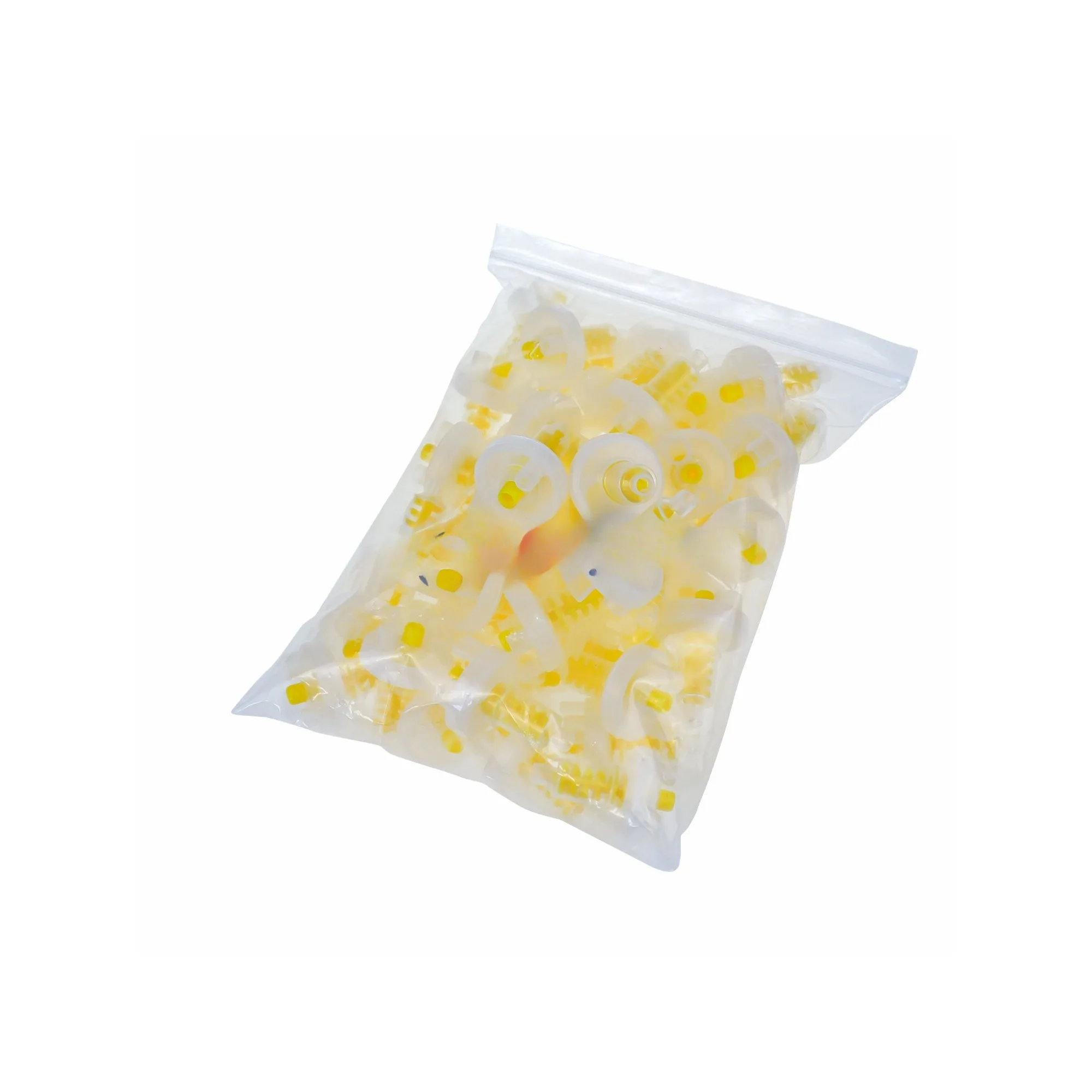 

Dentals 1:4 Disposable Yellow Mixing Tip MT7060 50pcs Yellow Dynamic Mixer