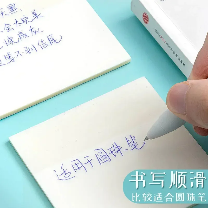 50 Sheets Transparent Posted Sticky Note Pads Notepads Posits Papeleria Journal School Stationery Office Supplies Memo Pads image 4