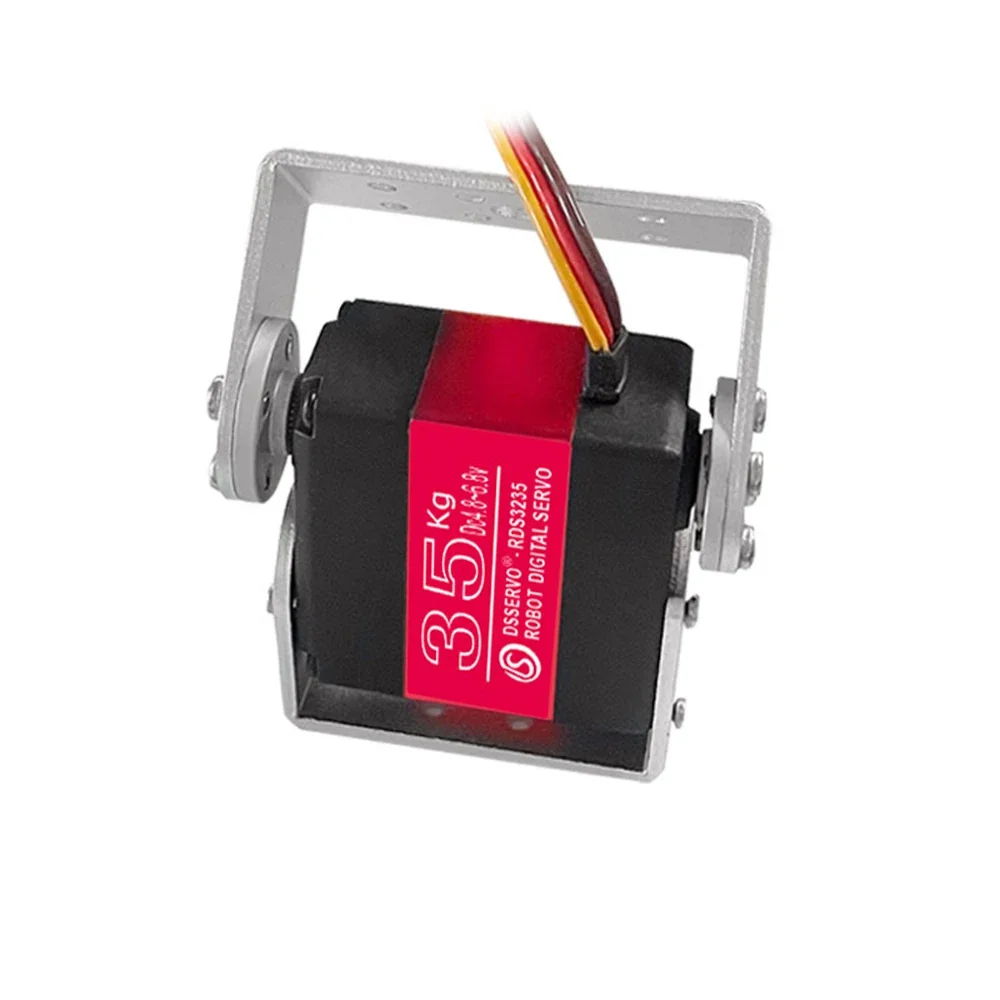 Servo digitale robot 35KG 4.8-6.8V Coppia elevata Metal Gear Staffa a U impermeabile 180/270 gradi per servomotore RDS3235 con braccio robotico