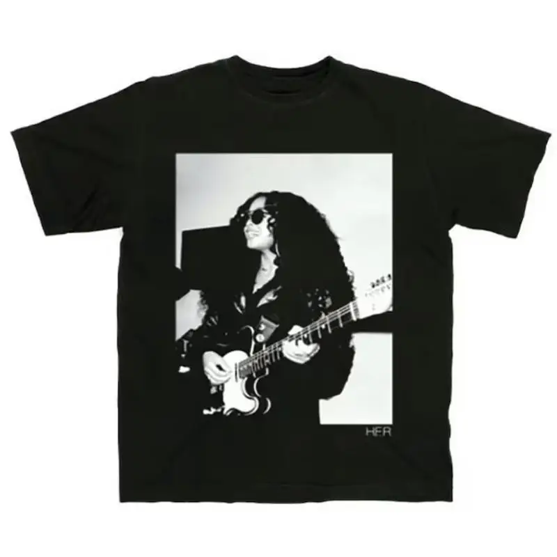 

H E R Playing Guitar T Shirt