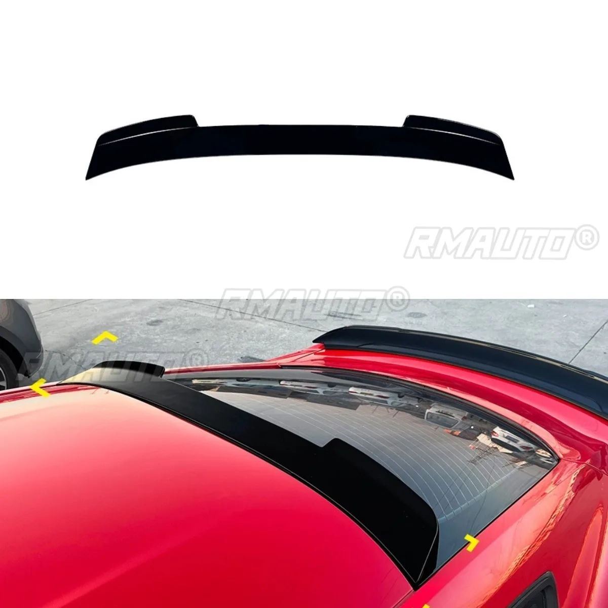 

For Ford Mustang 6th Generation Roof Spoiler For Ford Mustang 6th Generation 2015-2022 Roof Spoiler Roof Wing Trunk Body Kit