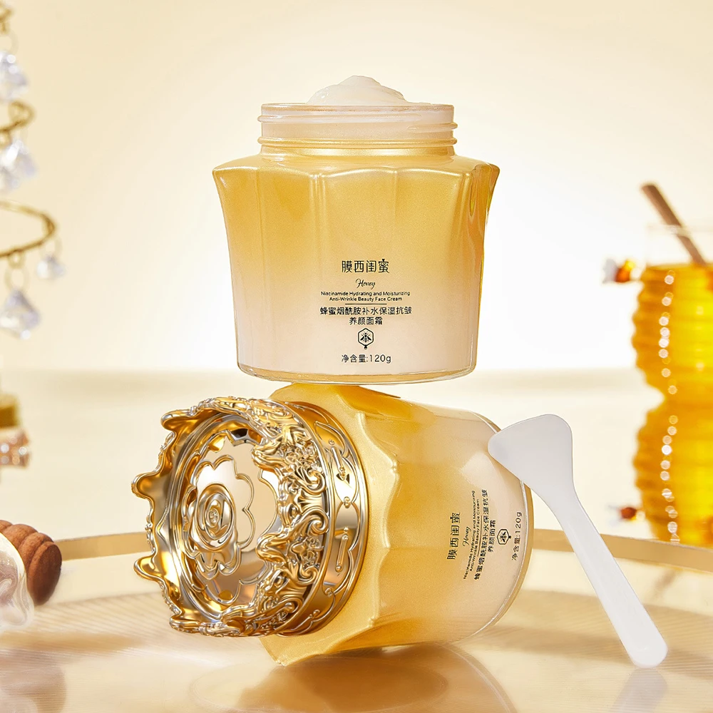 Honey Nicotinamide Nourishing Face Cream Moisturizing Rejuvenating Enhance Facial Skin Elasticity Cream Korea Skincare Products