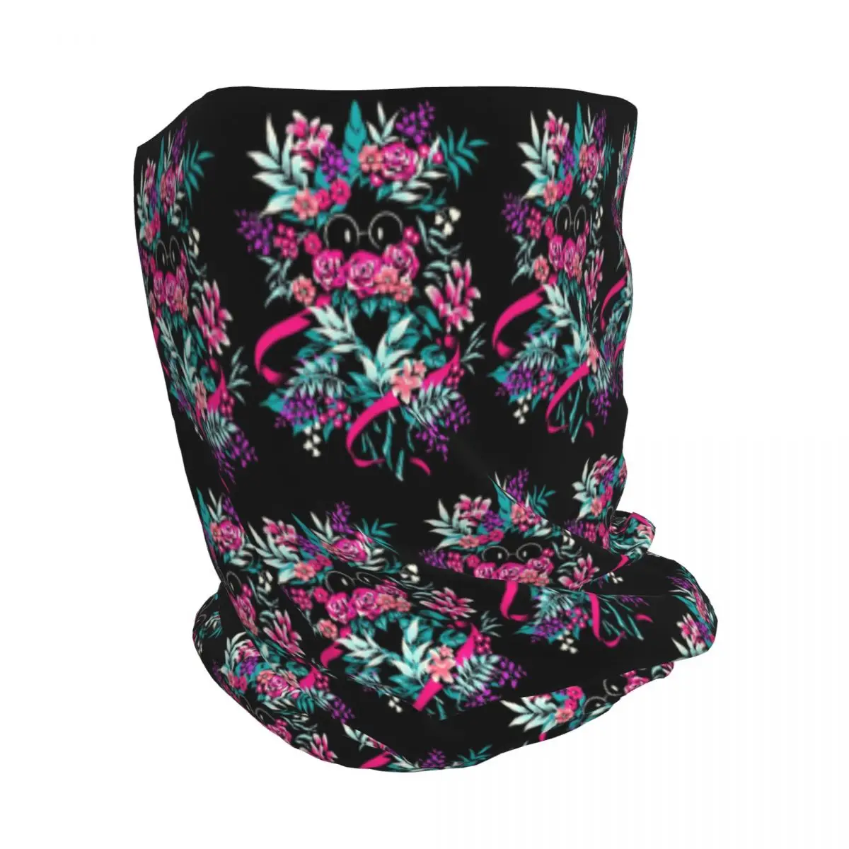 Deltarune Spamton Merch Ralsei Floral Bandana Neck Cover Mask Scarf Warm Balaclava Beanies Hat for Men Women Adult Washable