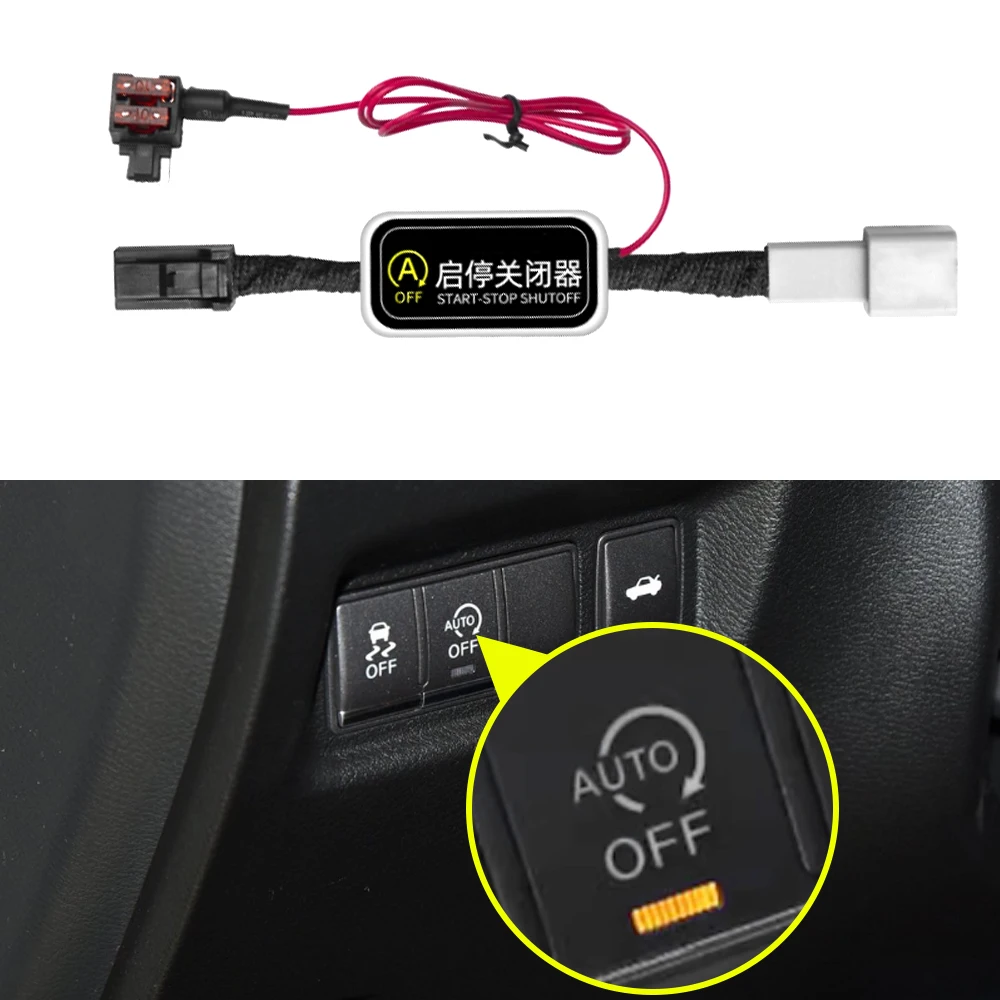 

For Infiniti Q50 2015-2023 Car Auto Start & Stop Canceller Automatic Start Engine Eliminator Device Plug Disable Cable