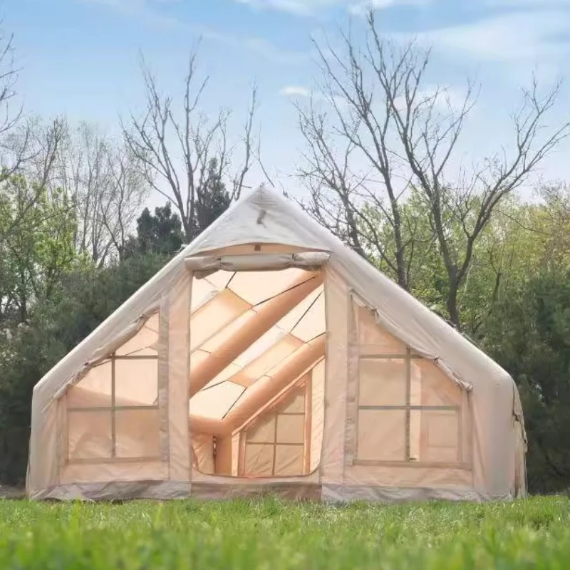 

Luxury Leisure Canopy Courtyard Sun Protection Design Camping Equipment Canopy Inflatable Tent Villa Furniture Tenda Lszp