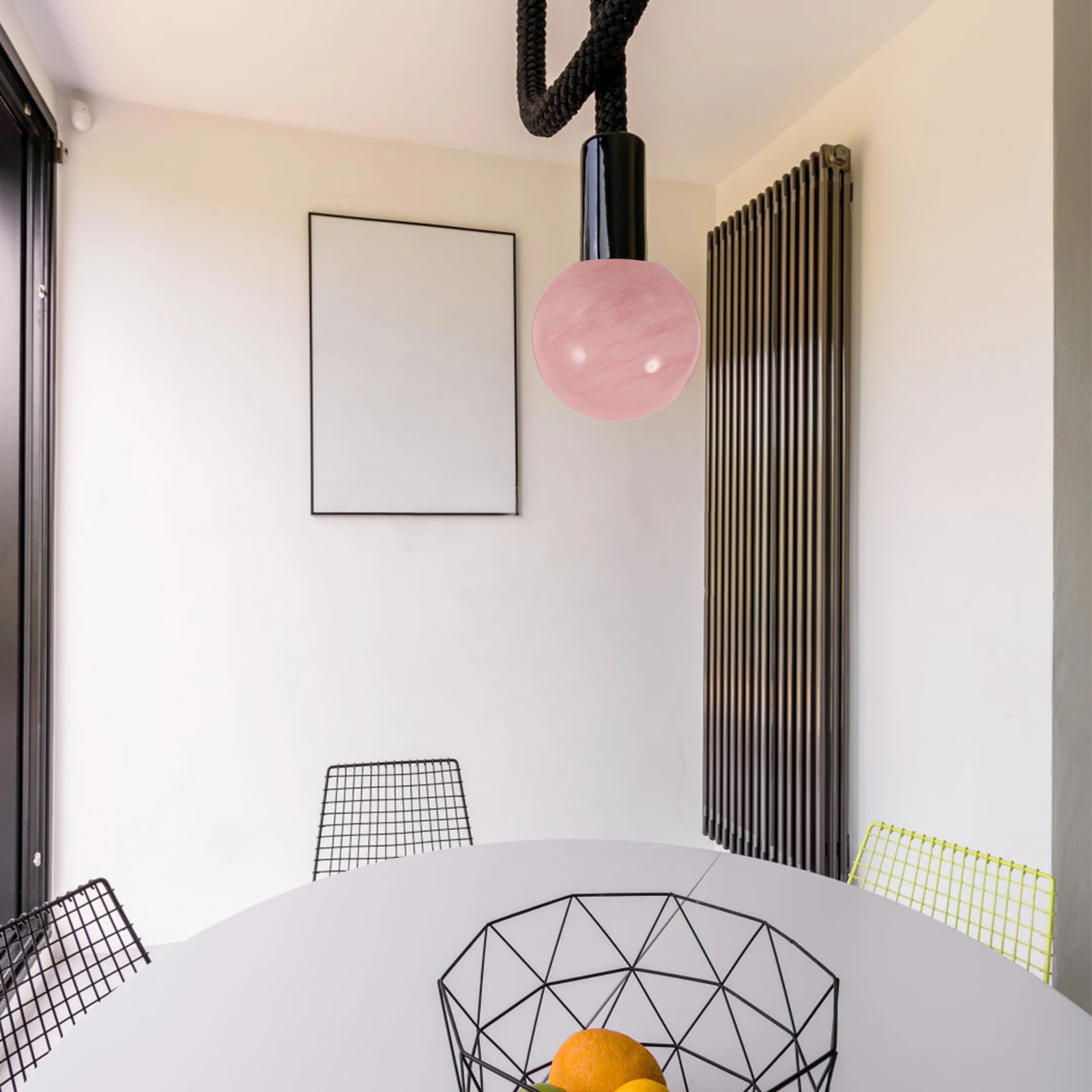 

Round Globe Glass Lamp Shade Replacement Romantic Decorative Glass Lampshade for Ceiling Pendant Light Fixture