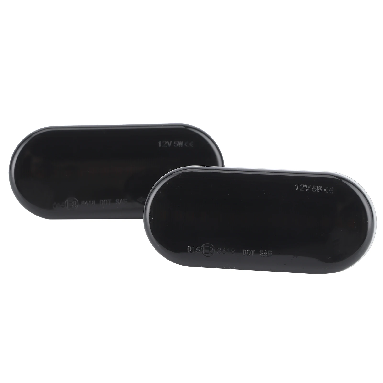 

2Pcs LED Side Marker Lights Fender Turn Indicator Lamp Car Modification Smoked