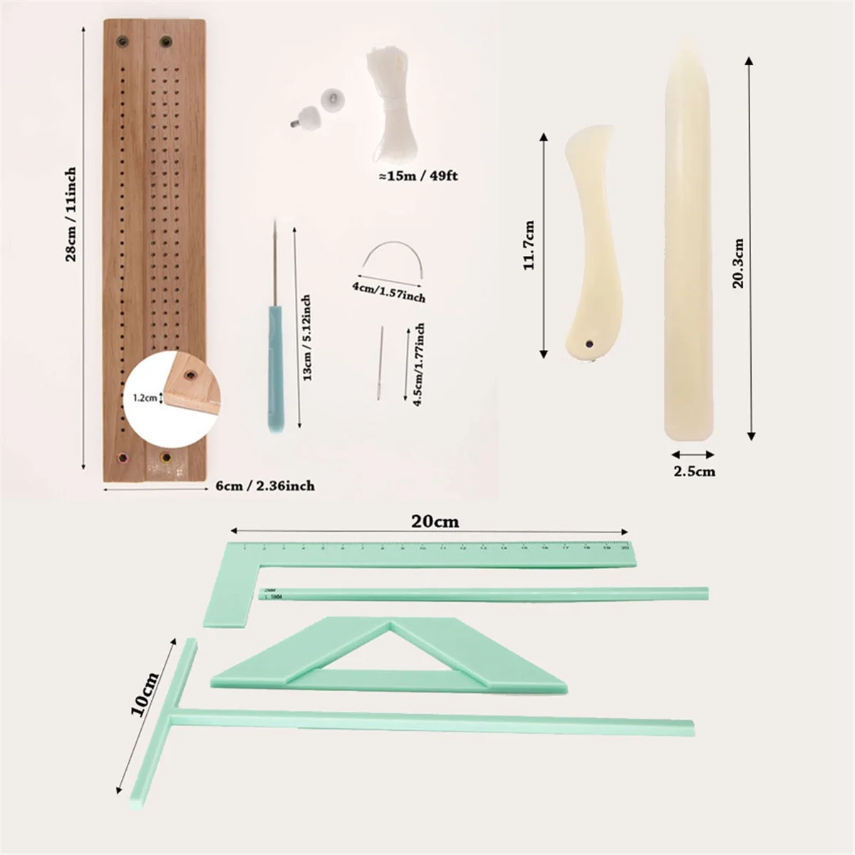 

A20M Book Cover Guide Sewing Supplies Tool Kits Planner Scrapooking Page