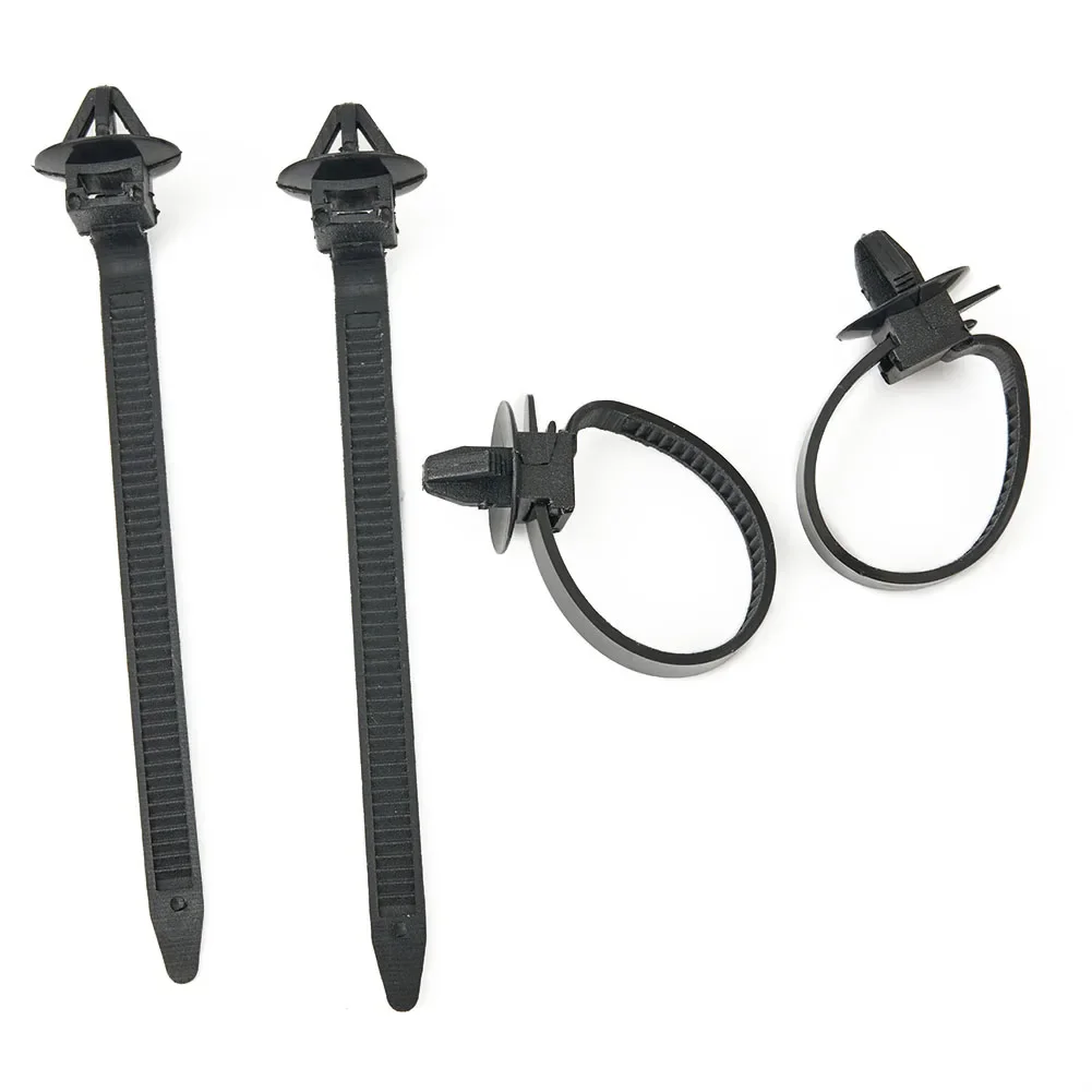 50pcs Wire Harness Fastener Cable Clamp Clips Cable Ties Management Car Wire Organizers For Car Hose Fastening Zip Strap