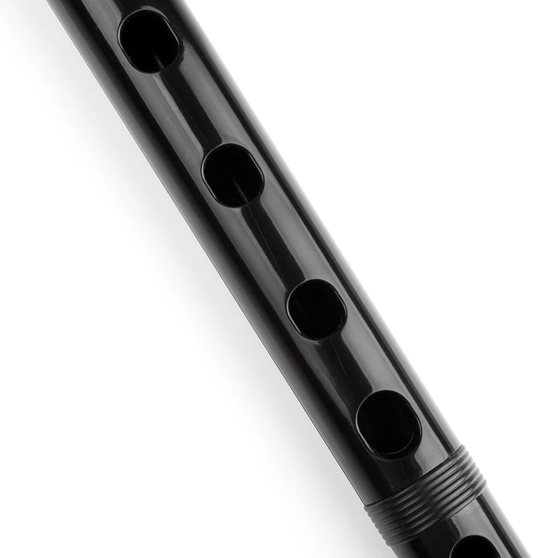 ABS Plastic Japanese Shinobu Flute, Musical Instrument, Non Cracking, Professional, 7 Hon, Black