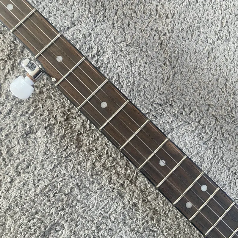 J065 RALLY 5-String Banjo, Korean Made, Open-Back Mahogany Body, 22 Frets Rosewood, Remo Head, B-Stock