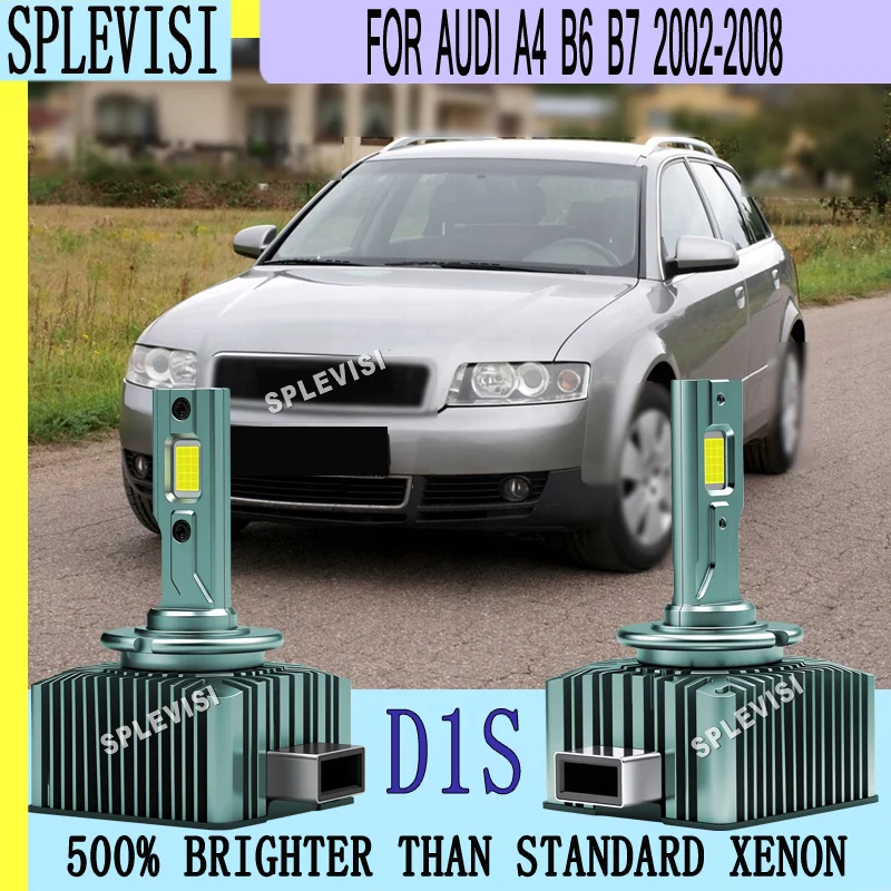

5X brighter than standard bulbs standard xenon D1R LED Headlight Bulbs For AUDI A4 B6 B7 2002 2003 2004 2005 2006 2007 2008