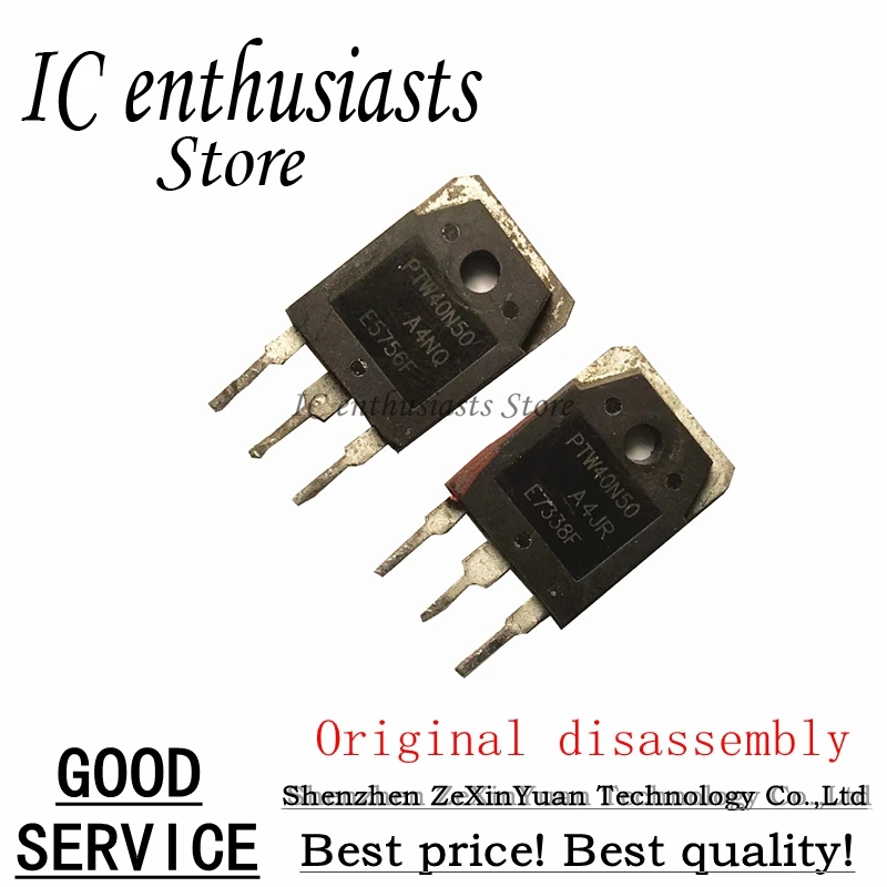 

5PCS-20PCS PTW40N50 40N50 40A 500V TO-3P Original disassembly