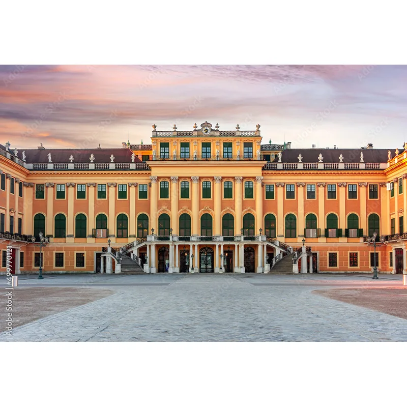 NITREE Art Cloth Background European Landscape Famous Scenic Spots Street  Night Scene Photography Background Props  OZ-12