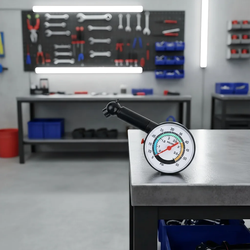 ​ ​ Mini-Auto-Reifenmessgerät – Auto-Reifen-Diagnosegerät mit Zifferblatt-Tester für Motorräder und Fahrradräder ​ ​