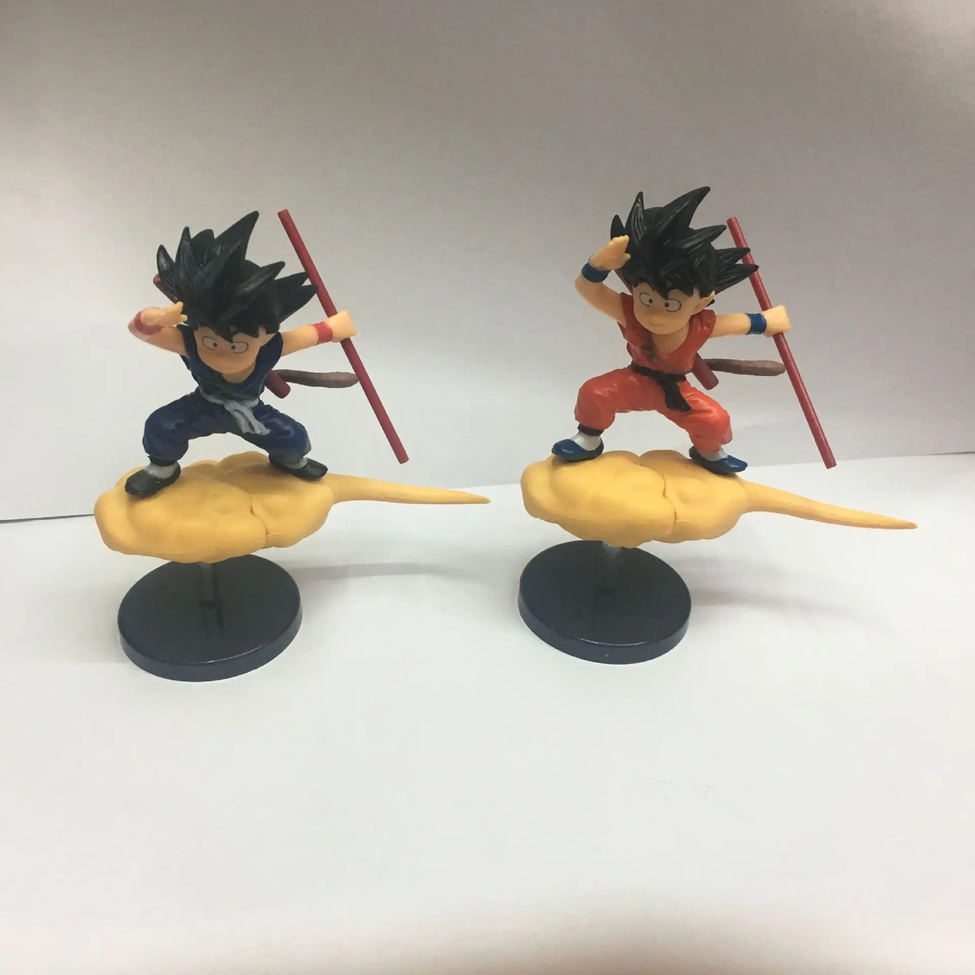 Anime Dragon Ball Figure 8CM children Flying Son Goku Toy Somersault Cloud Goku ornamenti per auto collezione di bambole decorazione regalo