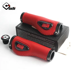 ODI Grip Ergonomics Bike Grips Soft Leather Bicycle Handlebar Cuffs Lock on Grip Bicycle Handle Bar Cover MTB BMX Handle Part