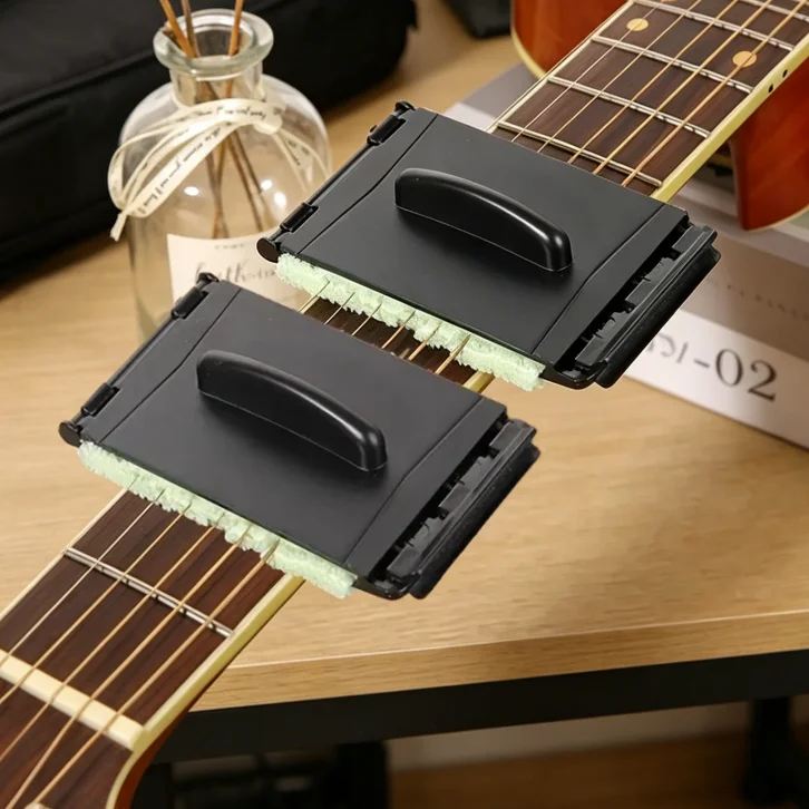 Miwayer - Paño limpiador de cuerdas de guitarra (1/2 piezas) para el mantenimiento y cuidado de violines, bajos, ukeleles y guitarras eléctricas