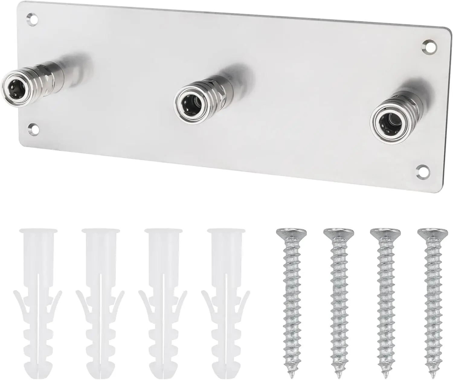 

Foam Cannon Holder Wall Mount for Pressure Washer - Stainless Steel Storage Rack with Nozzle Tips & Extension Wands