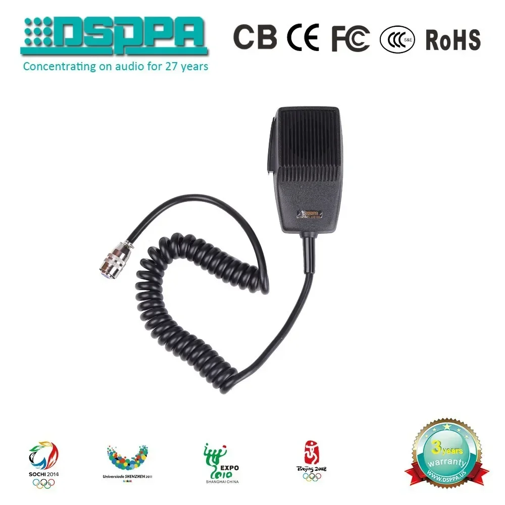 ميكروفون نظام DSPPA CB100 PA/ميكروفون الترحيل عن بعد لحالات الطوارئ #3