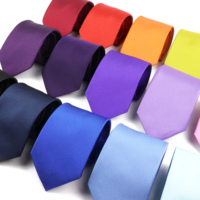 Classic Solid Color Ties For Men Business Wedding Party 8cm Necktie Black Blue Purple Formal Striped Collar Cravat Accessories