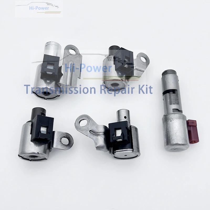 5PCS U340E Transmission Solenoid Kit for Toyota Allion 2002-2007 4 SP FWD 1.5L U340E U341E U340F