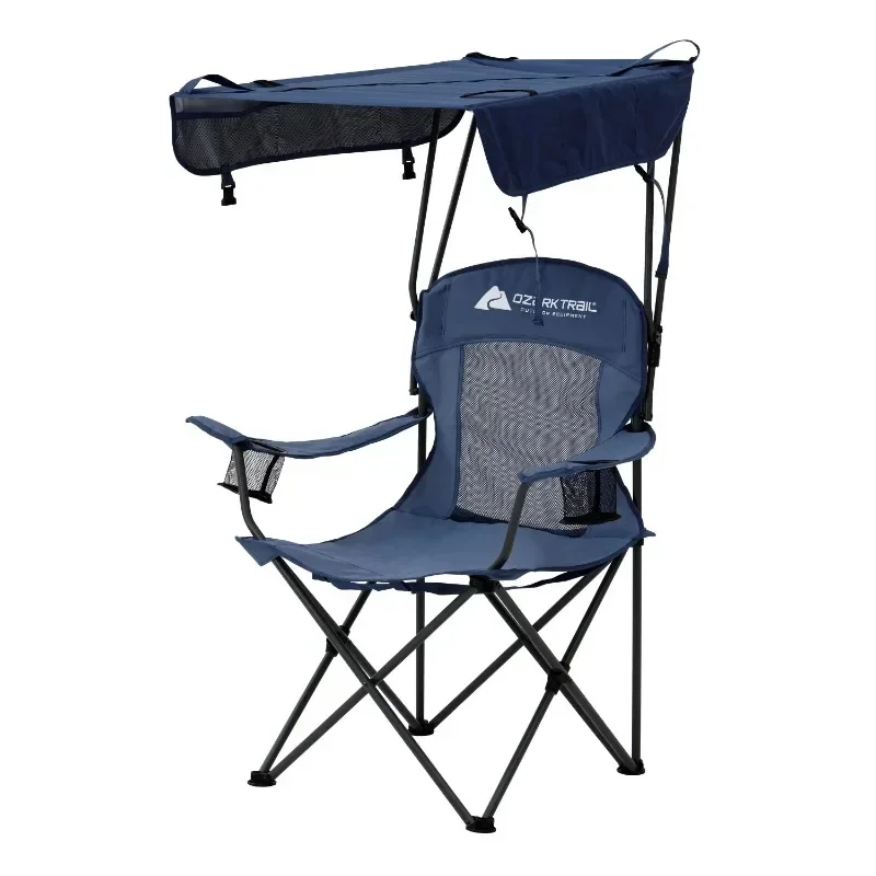 

Sand Island Shaded Canopy Camping Chair with Cup Holders outdoor furniture camping chair