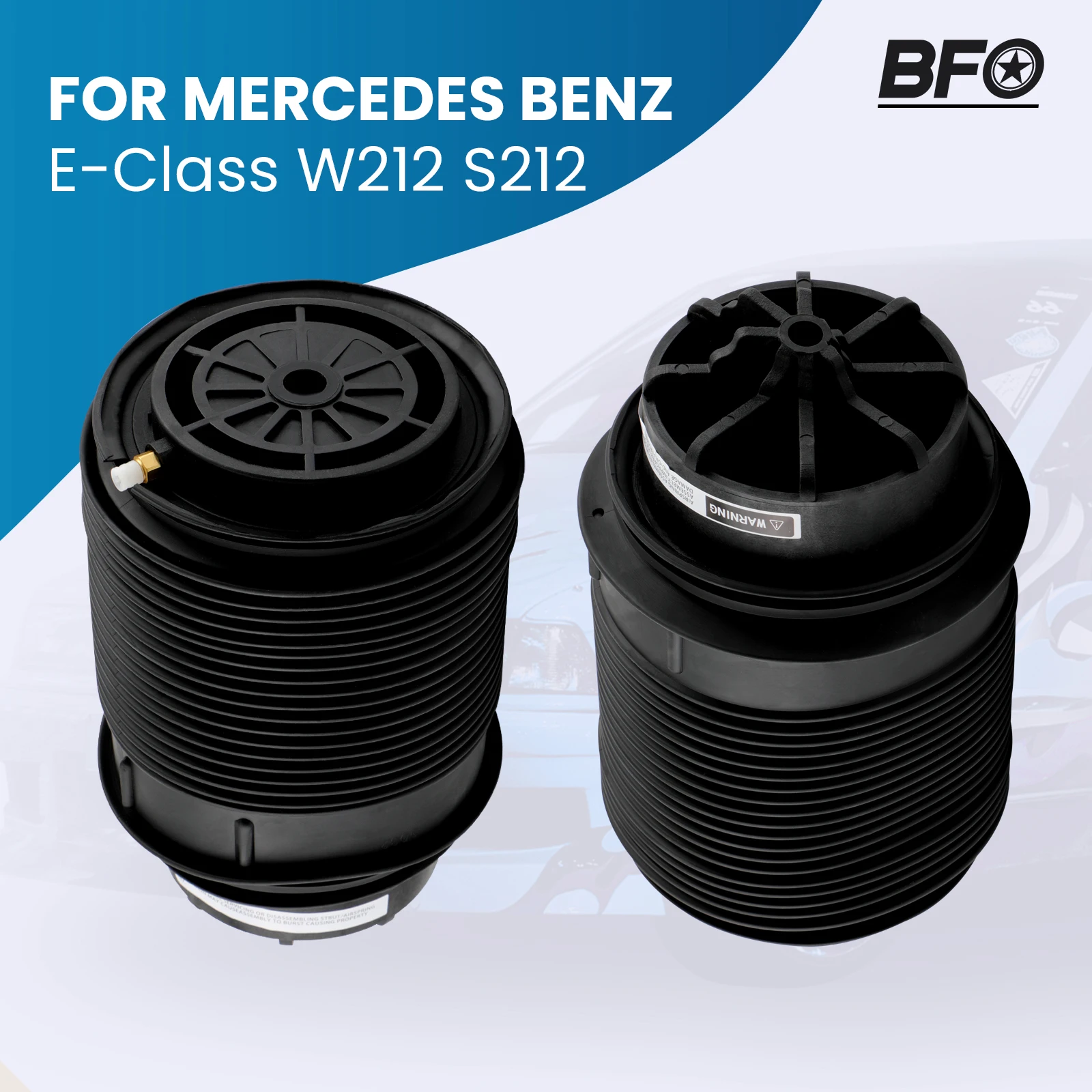 

2 сильфона задней пневматической пружины для Mercedes W212 S212 L & R 2123200725