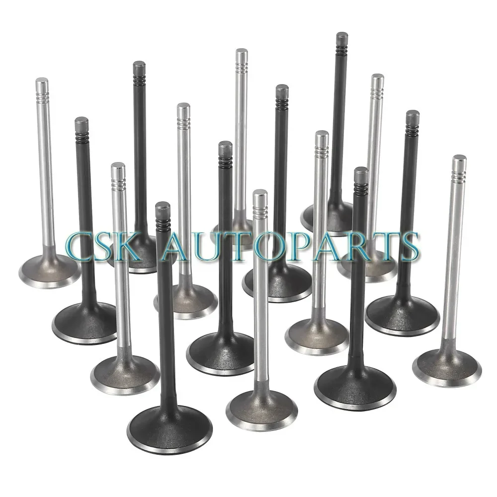 16pcs Intake & Exhaust Valves Set For BMW Mini 118i Cooper S F20 F30 R55 R56 N13 N18 1.6T