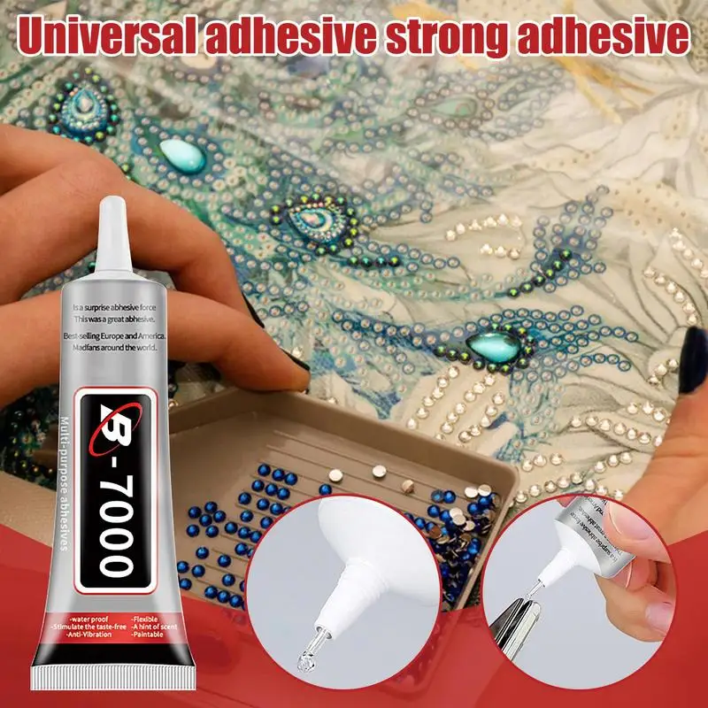 Adhesive Glue For Phone Repair B7000 Mobile Phone Screen Repair Glue Multifunctional Rhinestone and Fabric Adhesive for Phone