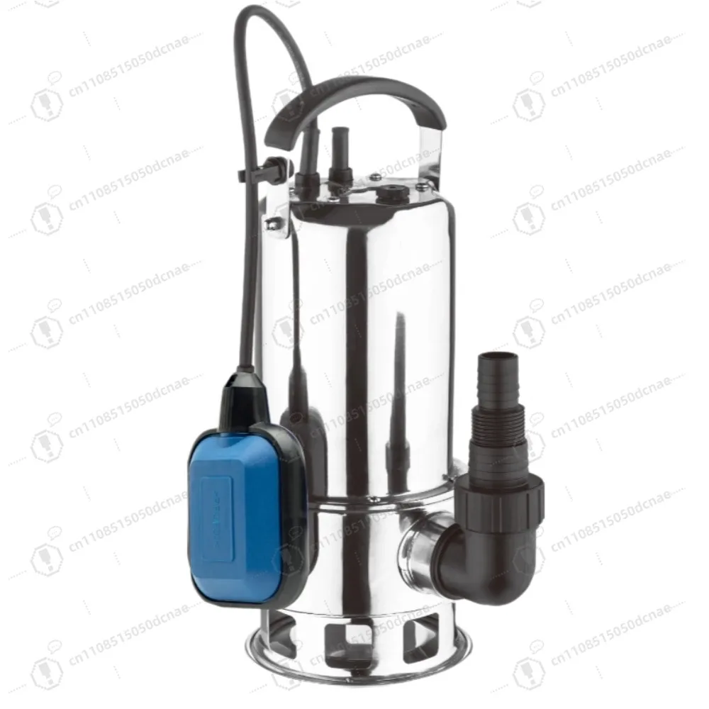 Stainless Steel Bottom Suction Submersible Sewage Pump 110V Large Flow Automatic Drain Pump For Household Basement Wastewater