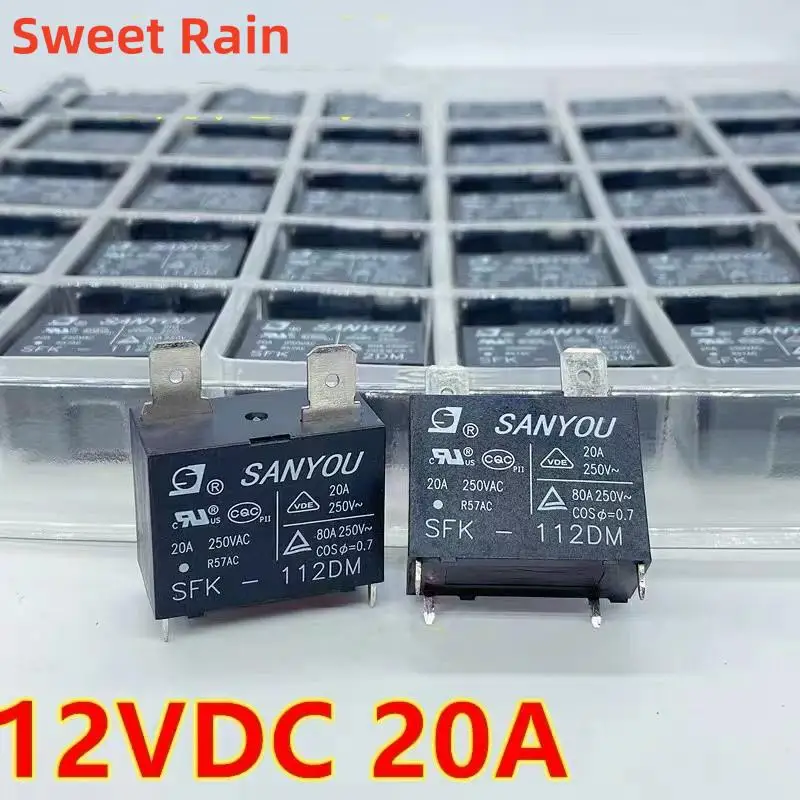 10pcs/lot SFK-112DM SANYOU SFK-112DM air condition relay 20A 250VAC new  Original  Air conditioning relay SFK 112DM