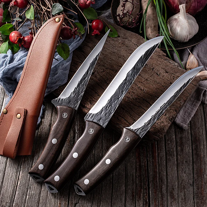 XUANTENG forja, abertar, cuchillo para cortar huesos, cuchillo para cortar pescado especializado para abertar cerdos, ovejas y peces