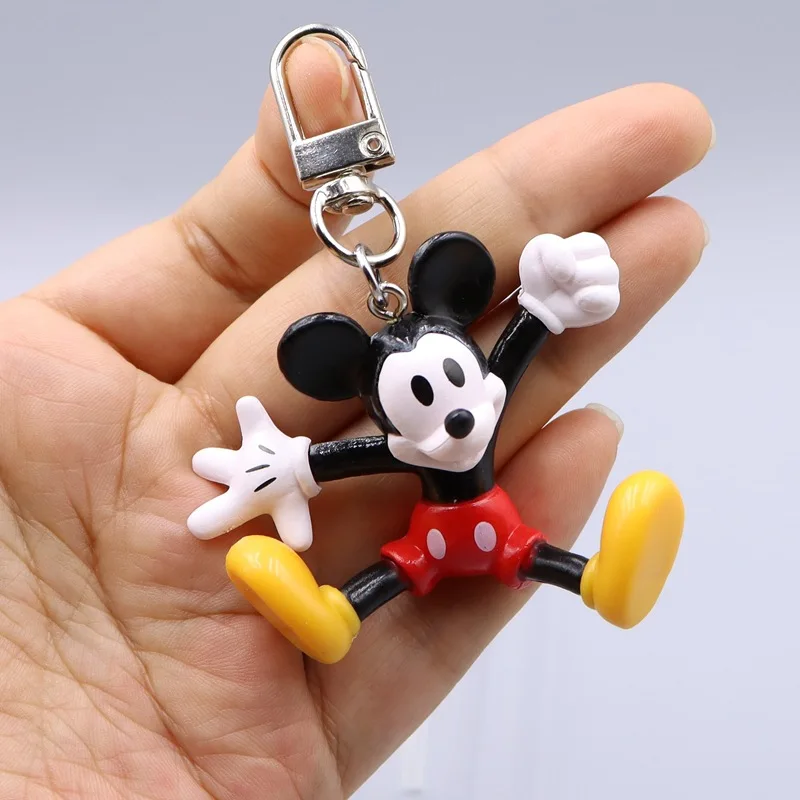 Kawaii Mickey Figure Decorative Ornaments Anime Pendant  Kawaii Mini DIY Patch Materials Cake Micro-landscape Doll Keychain Toys