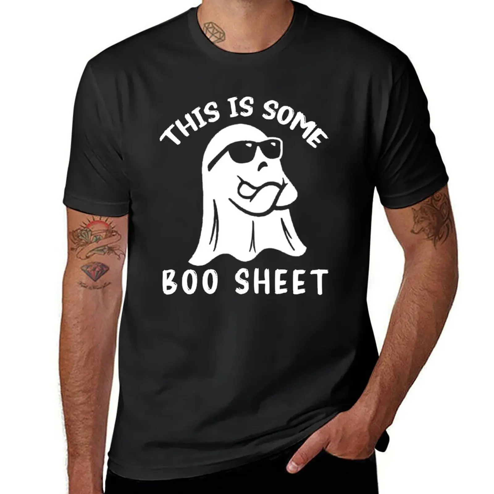 This is some Boo Sheet T-Shirt summer top new edition black t-shirts for men