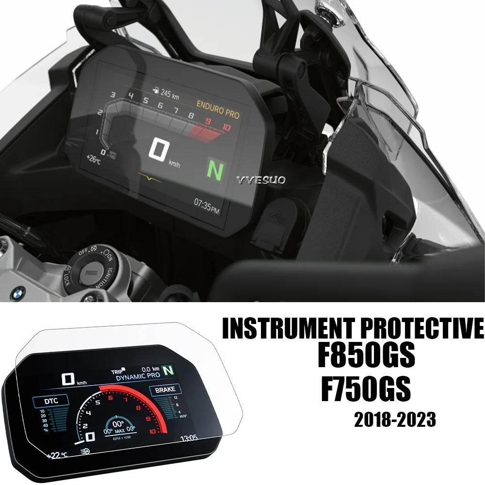 

for BMW F750GS F850GS Dashboard Screen Protector TPU Instrument Film F 750 GS F850 GS Accessories 2018-2023