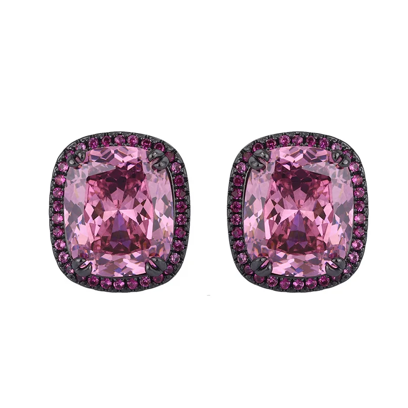 New Gold-Plated Jewelry Real Bird's Nest Cut Dried Rose Vintage Set for Women15*20