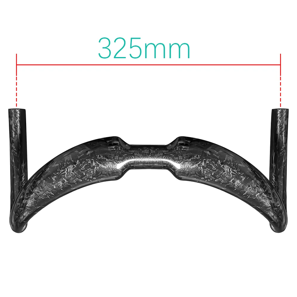 BALUGOE Carbon Fiber TT Road Bike Handlebars 375mm