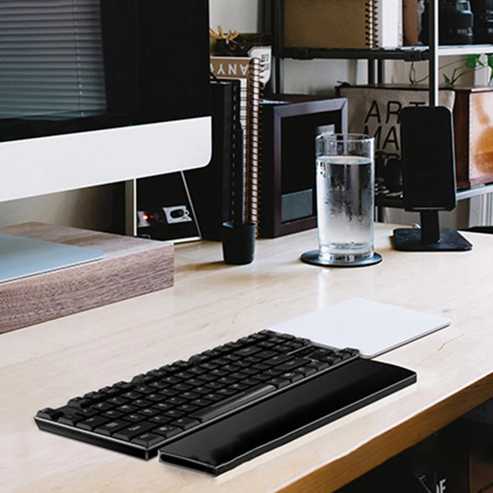 

Ergonomic Aluminum Alloy Keyboard Wrist Rest Pad for Office Computer Laptop Mechanical Keyboards Comfortable Hand Support