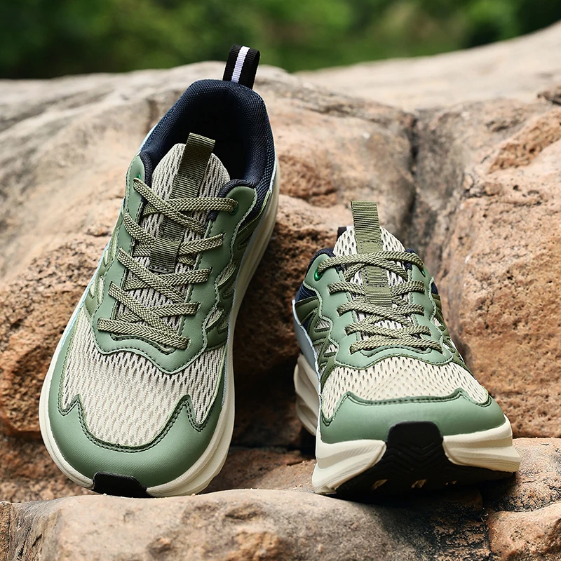 

Off-work Relax Sneakers, High Elastic Insole for Park Dog Walking, Lawn Rest and Slow Leisure Time After Busy Working Days
