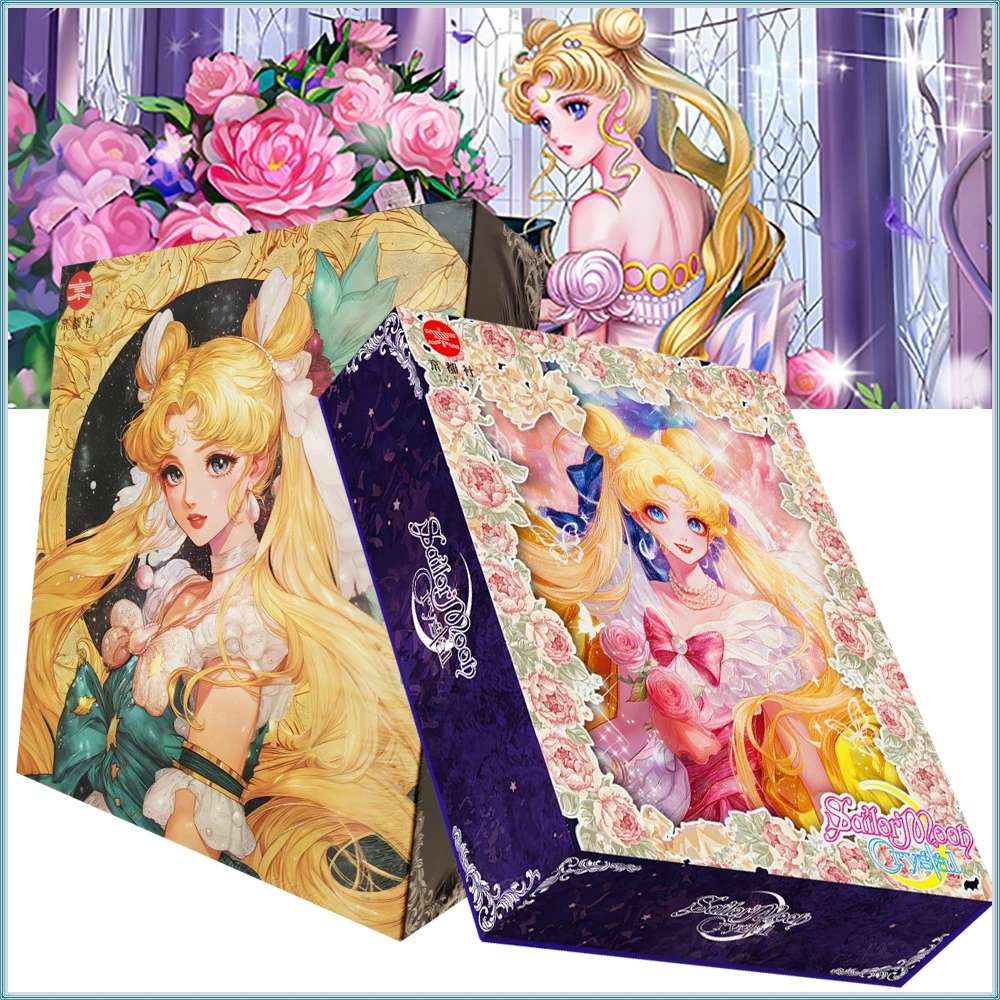 

Sailor Moon Anime Rare Collection Cards for Children High Quality Colorful Silhouette Film Design Pretty Girl Card Creative Gift