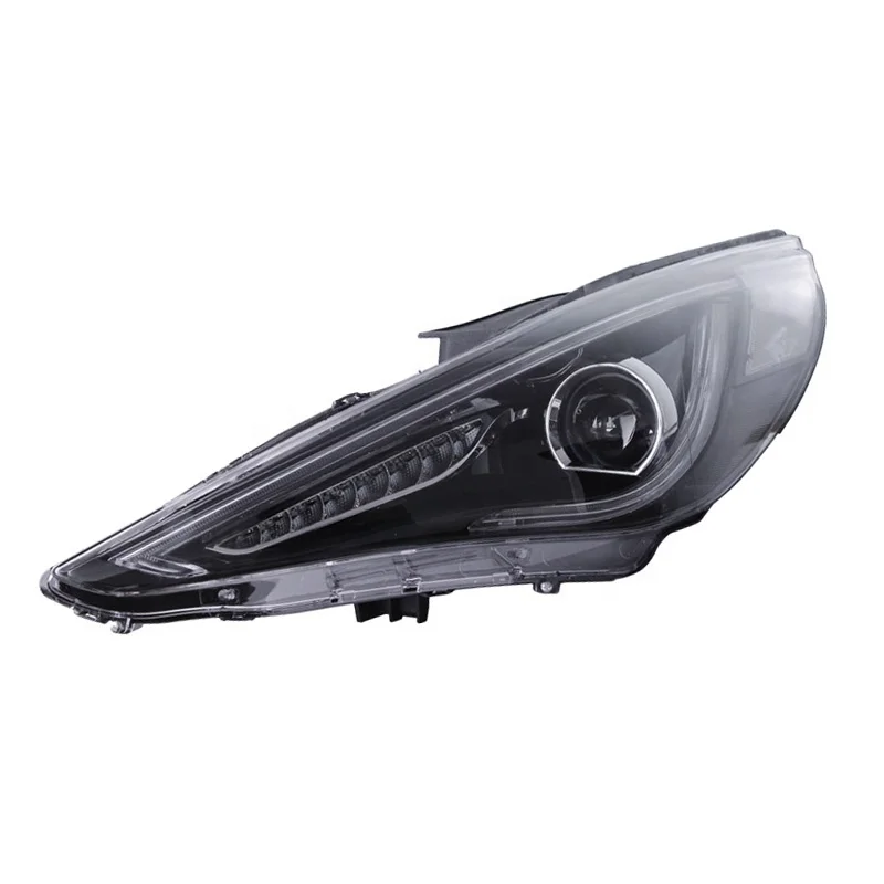 2011-2015년형 현대 쏘나타 8세대 헤드라이트 어셈블리 개조 LED 주간 주행등 렌즈 제논 헤드램프